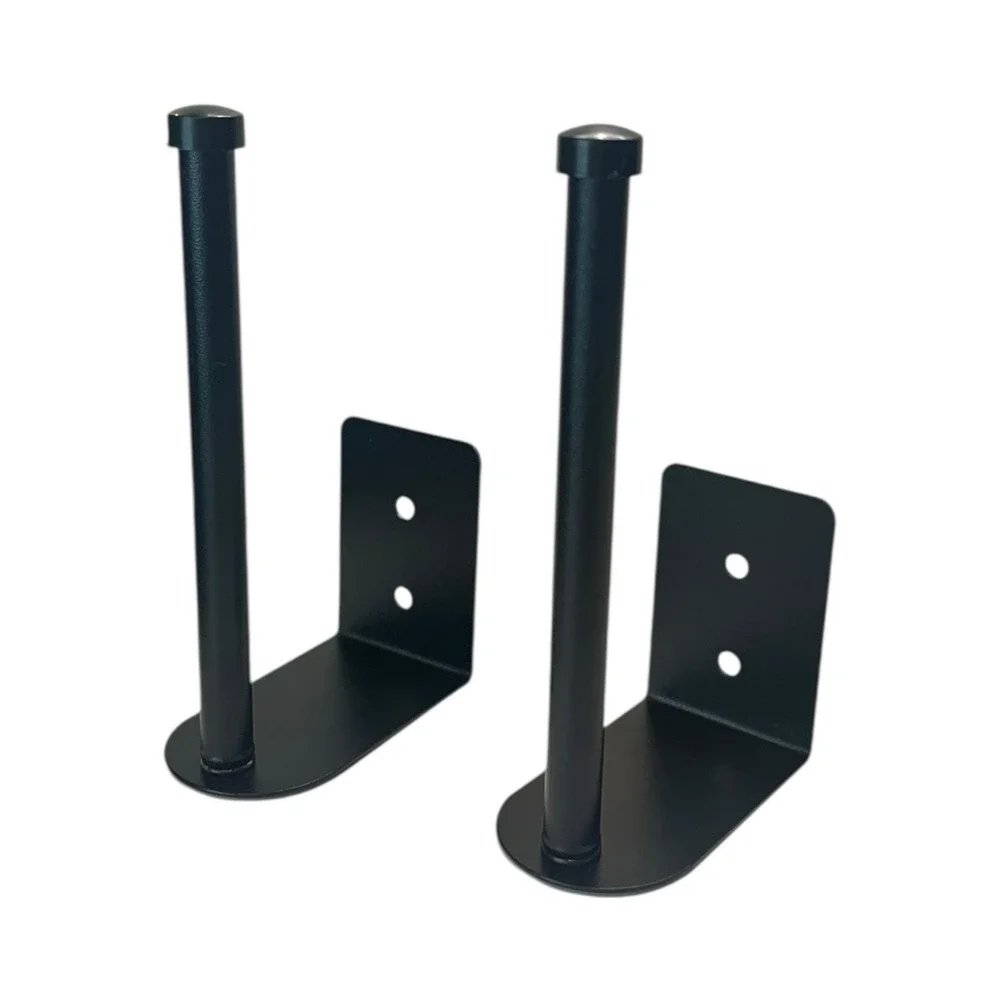 2 Pack Metal Wall Mount Cord OrganizerBlack Hat Hook Rack Scarf Holder W/Screws